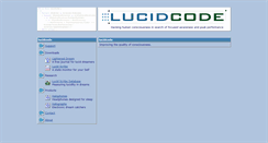 Desktop Screenshot of lucid-code.com